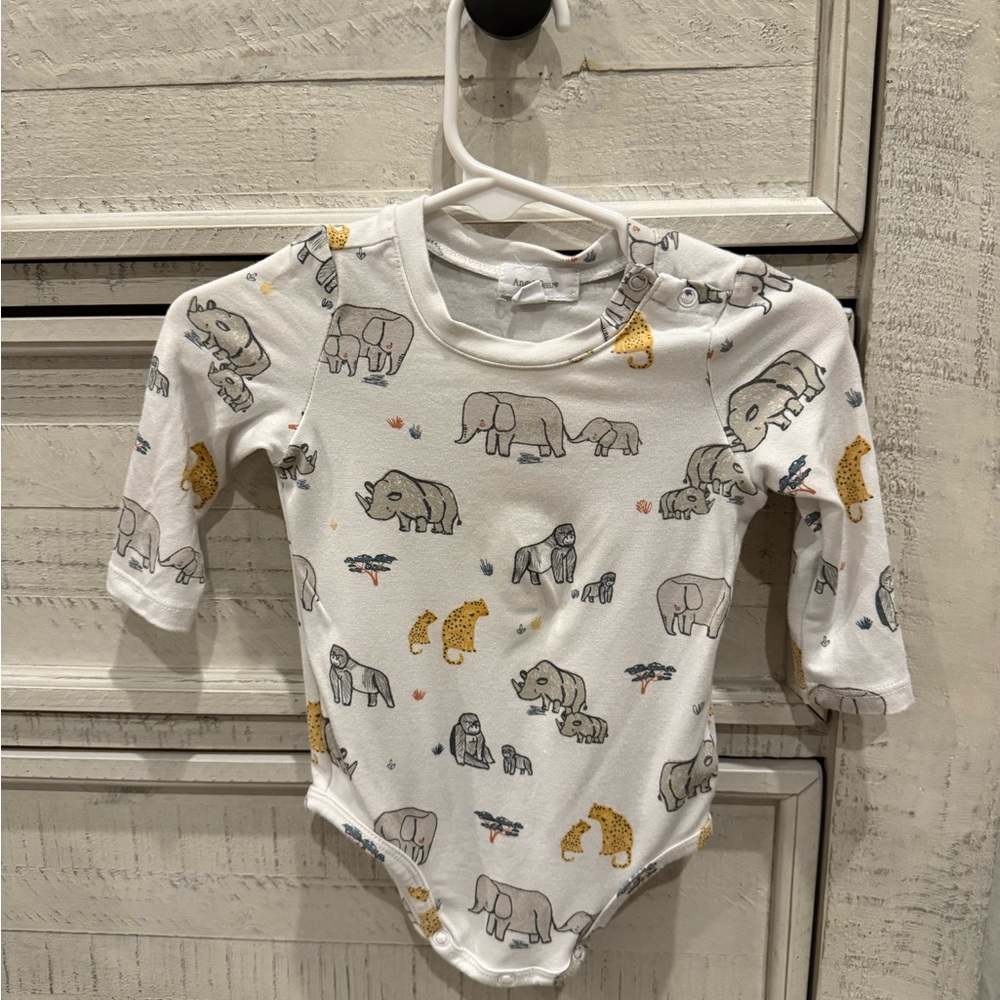 Angel Dear long sleeve safari onesie